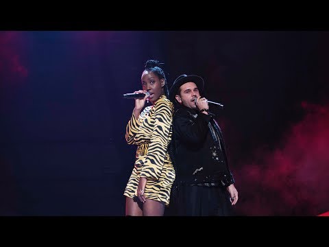 Jemima Hicintuka & Joakim Jakobsson sjunger Never forget you i Idol 2017 - Idol Sverige (TV4)