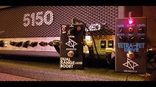 Video thumbnail for TETRA-FET DRIVE AND DUAL RANGE BOOST STARCASTER CLIP by NUNEZ AMPS