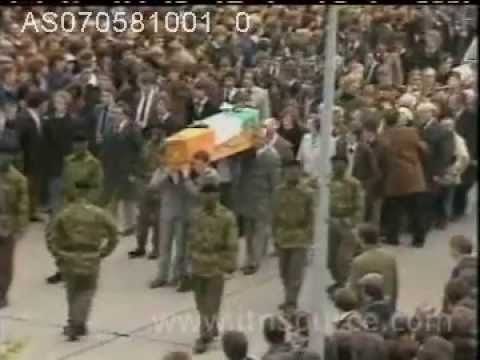 Bobby Sands Funeral Original Footage