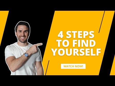 4 Steps To Find Yourself | The Mindset Mentor Podcast