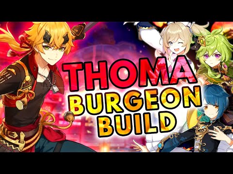 The BEST Build for THOMA BURGEON DPS  | GENSHIN IMPACT