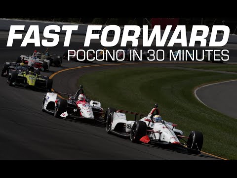 インディカー第14戦ポコノ・レースウェイ 30分で見るハイライト動画