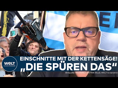 "MINENFELD" ARGENTINIEN: Richtungswahl! Kettensägen-Präsident Javier Milei holt überraschenden Sieg!