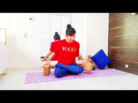 How to do Lotus pose / Padmasana for strong knees & ankles - Advance