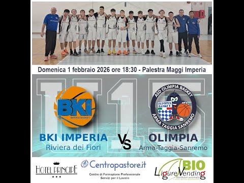 U15: Imperia BKI Riviera dei Fiori vs Olimpia Basket - 01/02/2026