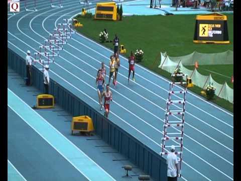 Mens 400metres hurdles round 1 - Seb Rodger 49.66 12.08.13.  Moscow World Championships
