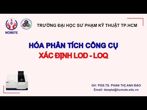 HPT Công cụ- Giải bài tập LOD, LOQ