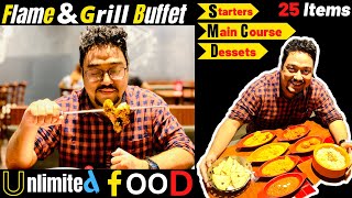 Flame & Grill | Fine Dine Buffet | Unlimited Kebabs, Biryani & More | Surprise to a Subscriber