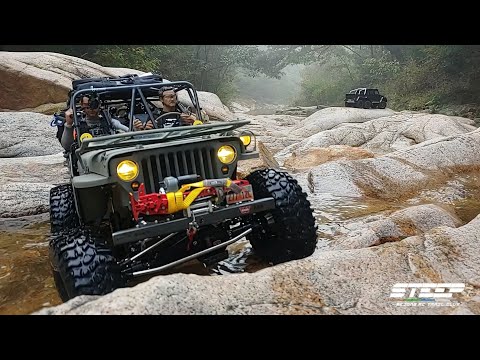RC  STEEP / 1/6 Willys Jeep Test Trail / Valley