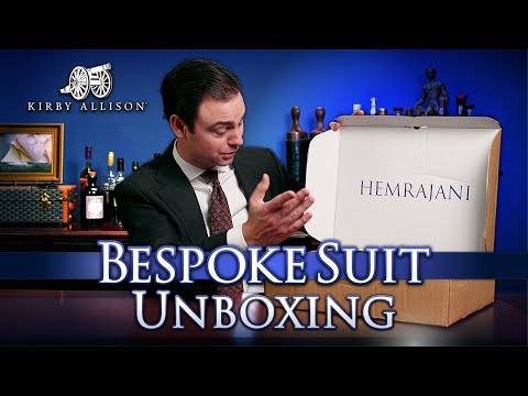 Look like a Gangster? Unboxing my new bespoke double breasted flannel suit!  | Divij Bespoke
