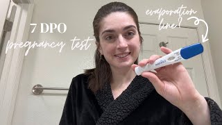 7 DPO Early Pregnancy Test | Clearblue Early Detection | Evaporation Line