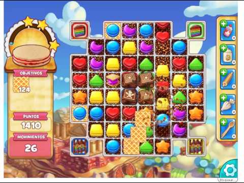 Cookie Jam - LEVEL 646  --   3 STARS . 2 OPTIONS( No booster ) GAMES