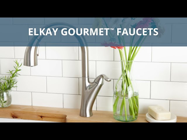 Elkay Gourmet 1 Hole Kitchen Faucet Pull-down Spray Forward Elkay Gourmet 1 Hole Kitchen Faucet Pull-down Spray Forward