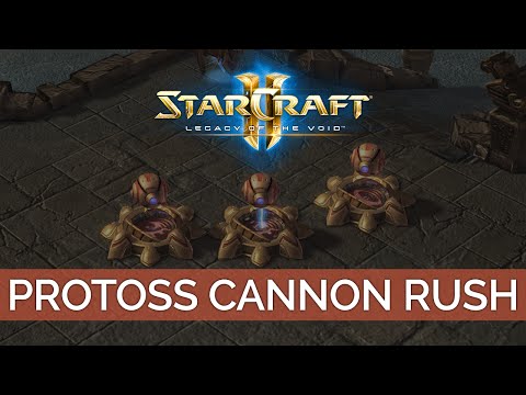 StarCraft 2 | Protoss Cannon Rush vs Elite AI