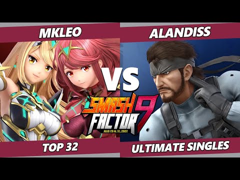 Smash Factor 9 - MkLeo (Pyra Mythra) Vs. AlanDiss (Snake) SSBU Ultimate Tournament