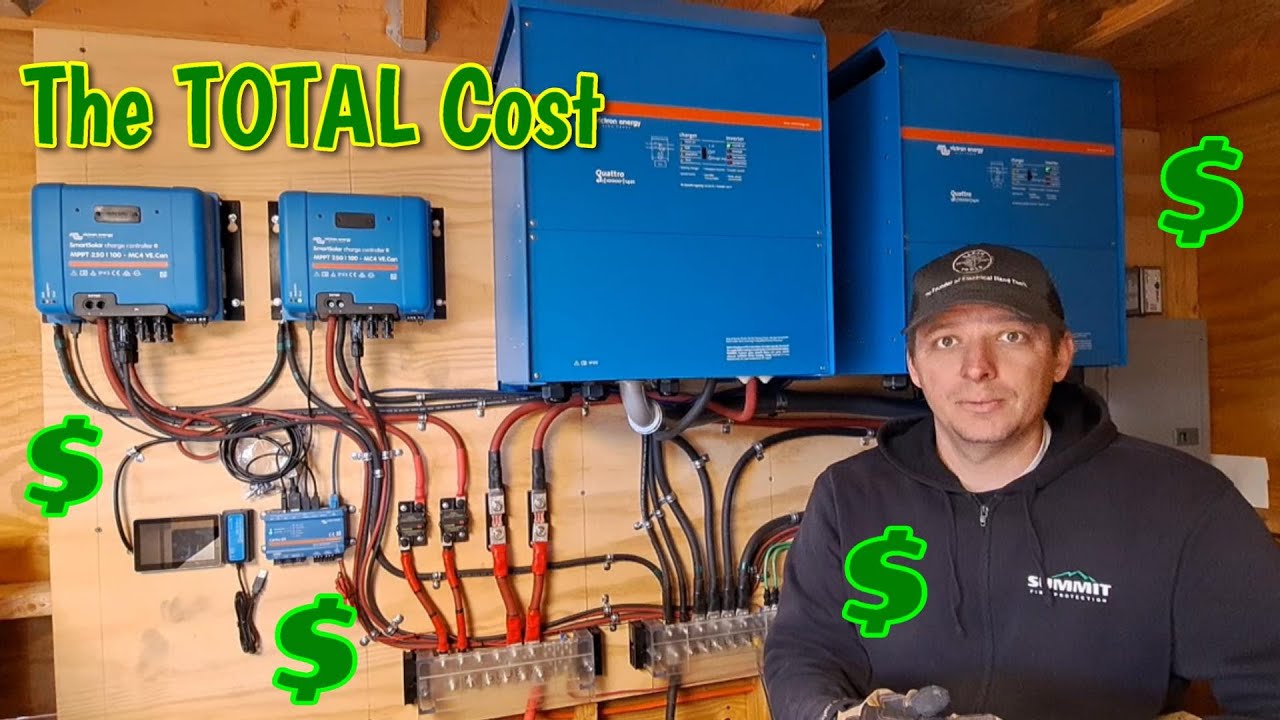 INFLATED COST Of Our 100% DIY Off Grid SOLAR POWER SYSTEM 👍