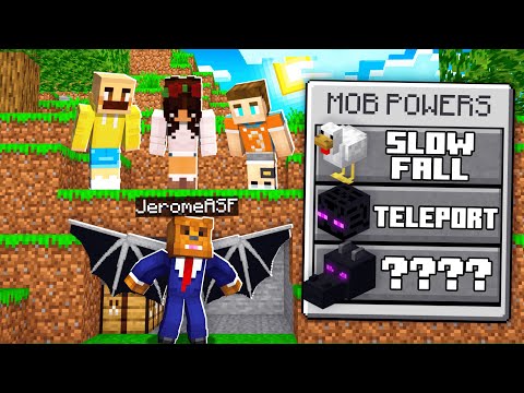 Minecraft Manhunt, But I Steal Mob Powers...