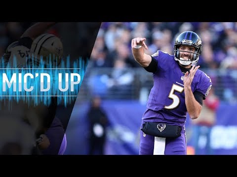 Ravens QB Joe Flacco Was Mic'd Up Against The Saints & Talking Smack