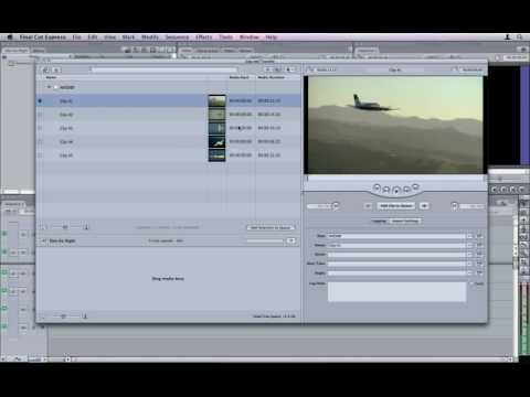 Final Cut Express: Transfer from an AVCHD Camcorder Tutorial | UniqueSquared.com