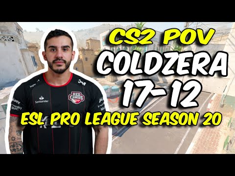 CS2 POV | RED Canids coldzera (17/12) vs Falcons (Dust2) @ ESL Pro League Season 20