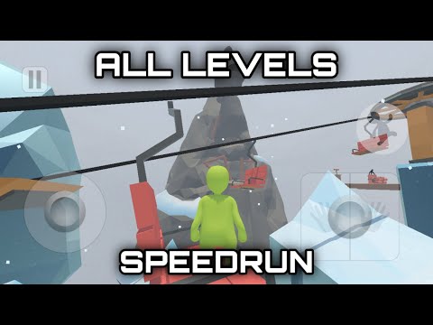 Human: Fall Flat All Levels Speedrun in Mobile | My Best Speedruns in Mobile
