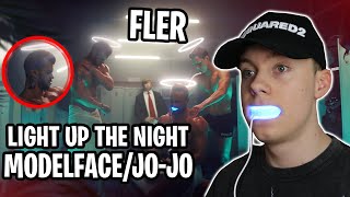 BIN ICH BEI NETFLIX?🎬FLER - LIGHT UP THE NIGHT/MODELFACE/JO-JO OFFICIAL VIDEO prod by Simes REACTION