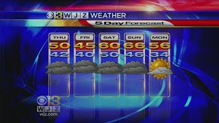 Meg McNamara Has Your 5-Day Forecast, Which Shows Colder Temps Thursday And Friday