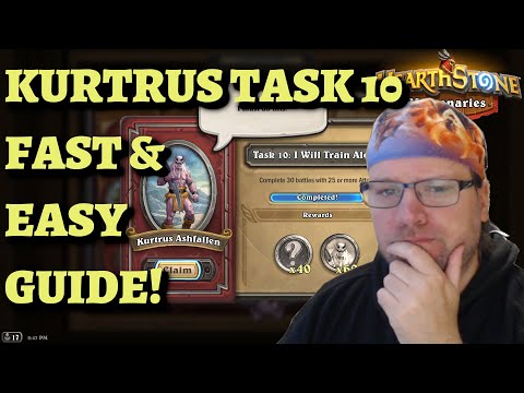 How to Complete Kurtrus Task 10: 30 Battles with 25 or more Attack (Hearthstone Mercenaries)