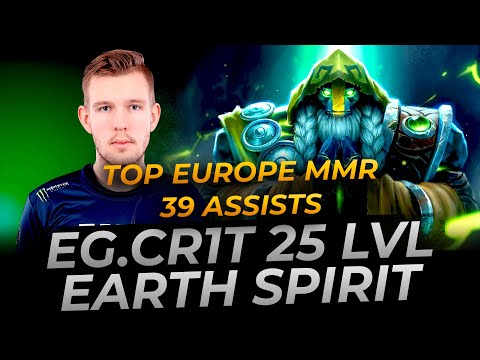 EG.Cr1t Earth Spirit 25 Lvl | Full Gameplay Dota 2 Replay
