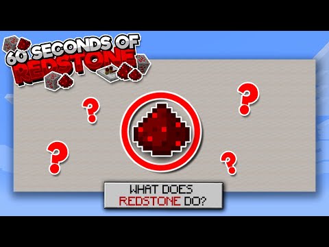 Redstone in 60 Seconds: Redstone Basics | Minecraft #Shorts