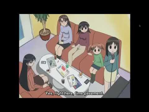 Azumanga Daioh - Karaoke Scene (Time Pavement)