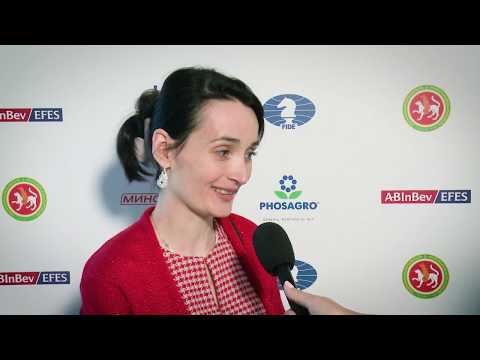 2019 Women's Candidates. Round 11. Interview with Lagno.