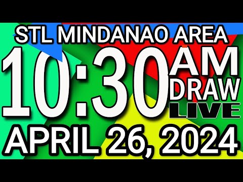 LIVE 10:30AM STL MINDANAO RESULT APRIL 26, 2024 #bukidnonswer3 #bukidnonswer4 #gensanswer3 #gensan