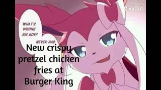 Cover art for New crispy pretzel chicken fries at Burger King