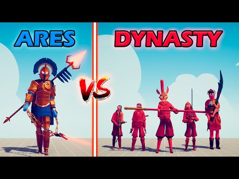 DYNASTY TEAM vs ARES TEAM - Totally Accurate Battle Simulator | TABS
