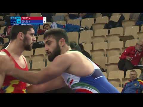 1/8 FS - 97 kg: M. GOLEIJ (IRI) df. V. CARAS (ROU) by VSU1, 11-1