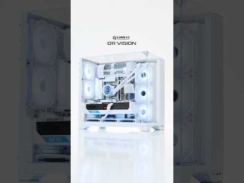 LIAN LI VISION 화이트 조립pc + RTX 4090 AERO #desktop #pc #pcbuild #7800x3d #rtx4090 #조립컴퓨터