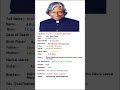 APJ Abdul Kalam Biography Apjabdulkalam Missileman