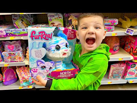BUYING ANY TOY YOU WANT at REAL TOY STORE! Toy Shopping at Walmart with Caleb and MOMMY!