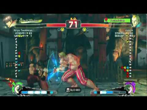 SSF4 AE: Kiryu Tsukimiya(Guy) vs rryyoo(Abel) - HD 720p