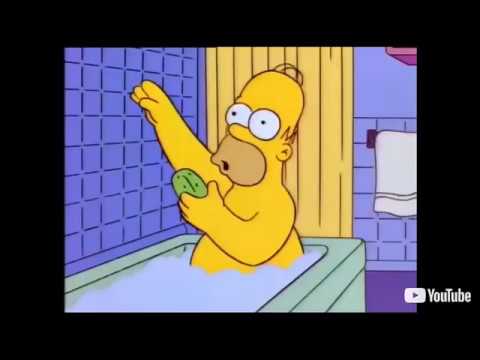 Bart Annotates Homer With a Chair Video