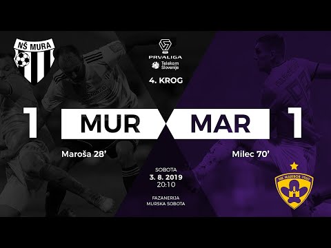 4.krog: Mura - Maribor 1:1 ; Prva liga Telekom Slovenije 2019/2020