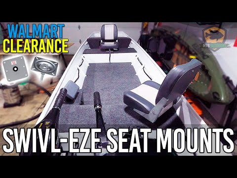 INSTALLING Swivl-Eze Lock'N-Pin SEAT MOUNTS ON THE JON BOAT TO BASS BOAT 1436 CONVERSION BUILD