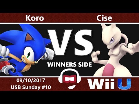 USB Sunday #10: WR1 - Koro (Sonic) vs Cise (Mewtwo, Falco)