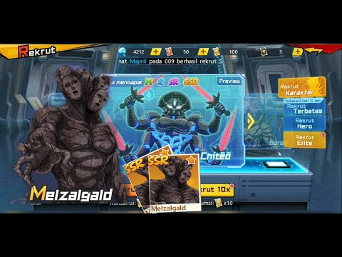 100x Rekrut Elite Cari Karakter Mitos & Langkah Melzalgald One Punch Man; The Strongest Indonesia