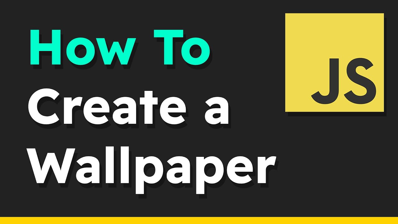 How to Create Wallpapers with HTML, CSS & JavaScript