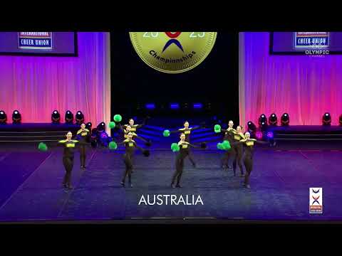 2023 ICU Worlds Junior Pom  - Team Australia