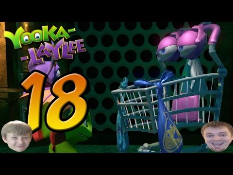 Yooka-Laylee Walkthrough - PART 18 - Moodymaze Marsh + Wally and Ollie