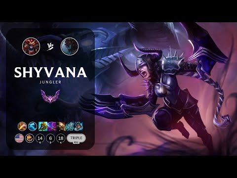 Shyvana Jungle vs Maokai - NA Master Patch 13.9