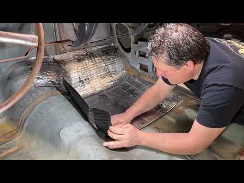 Installing Classic Industries Flatline Floor Insulation | Pre-Cut Sound Deadening #classicindustries